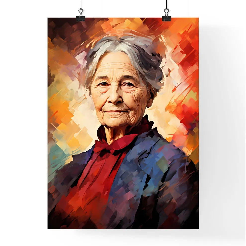 Beatrix Potter - A Woman With Grey Hair And  Poster