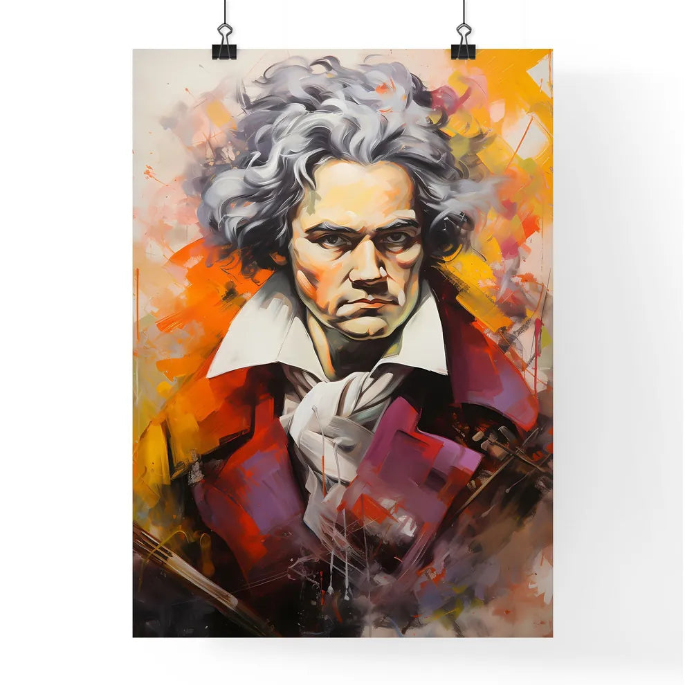Beethoven - A Painting Of A Ma Poster