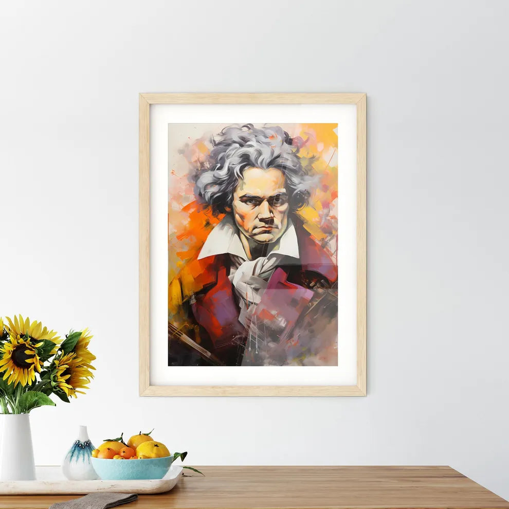 Beethoven - A Painting Of A Ma - Kitchen Hangings