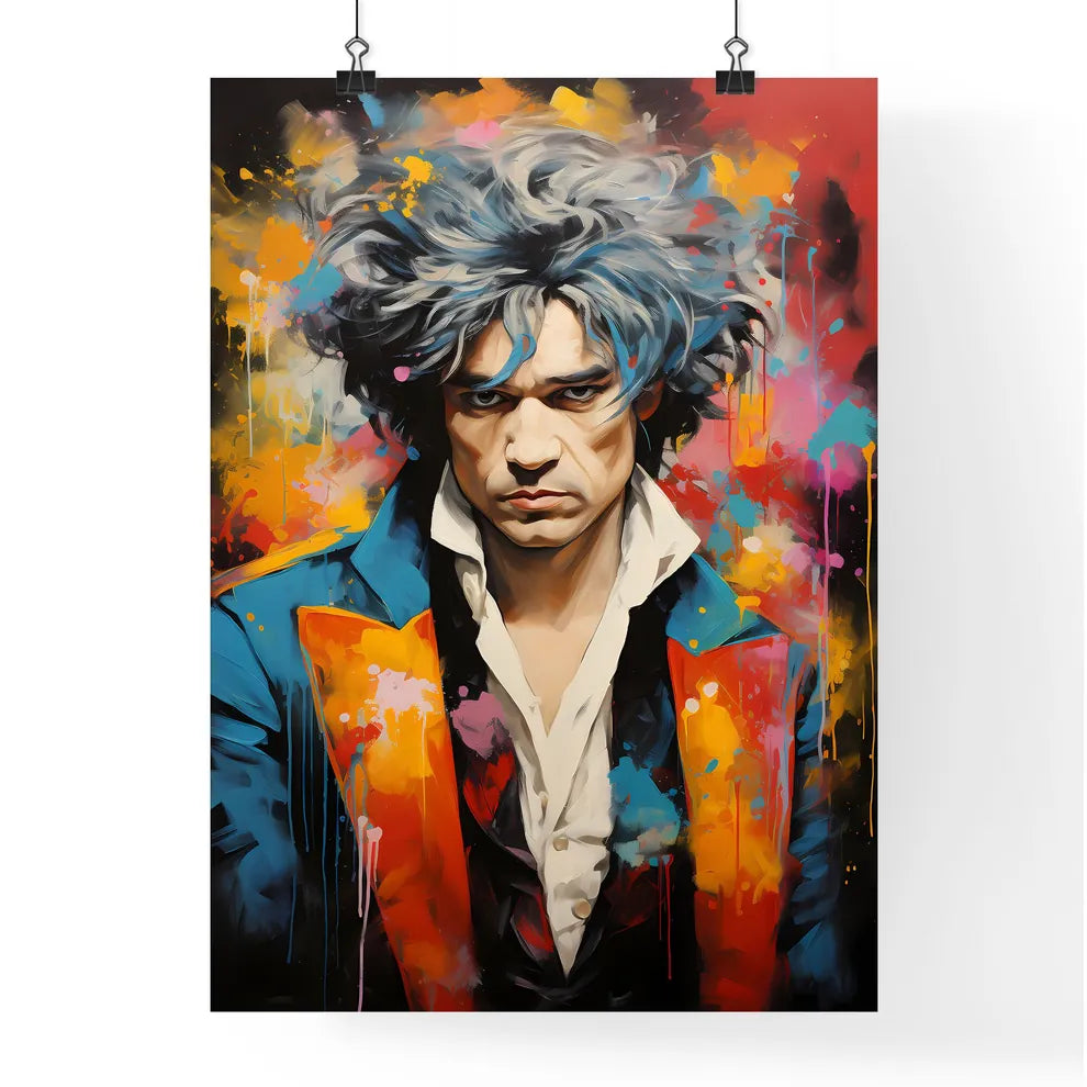 Beethoven - A Man With Nice Hai Poster