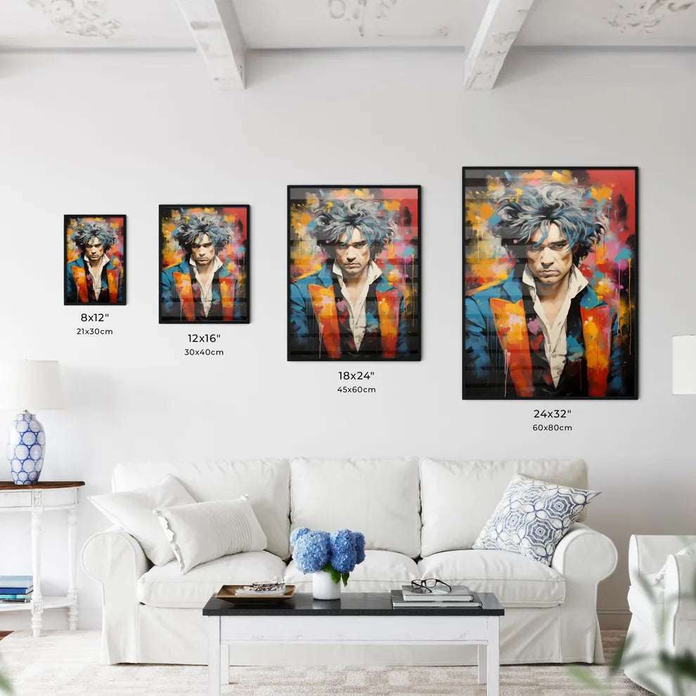 Beethoven - A Man With Nice Hai Wall Art
