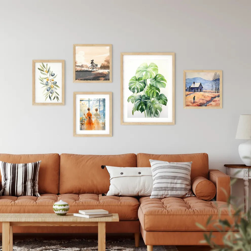 Boho - A Close Up Of A Plan Framed Print