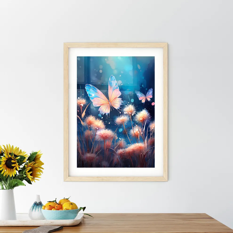 Butterflies In The Grass With Size Chart