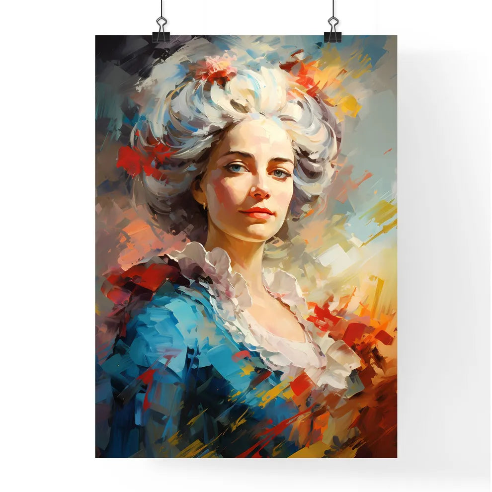 Catherine The Great - A Painting Of A Woma Poster