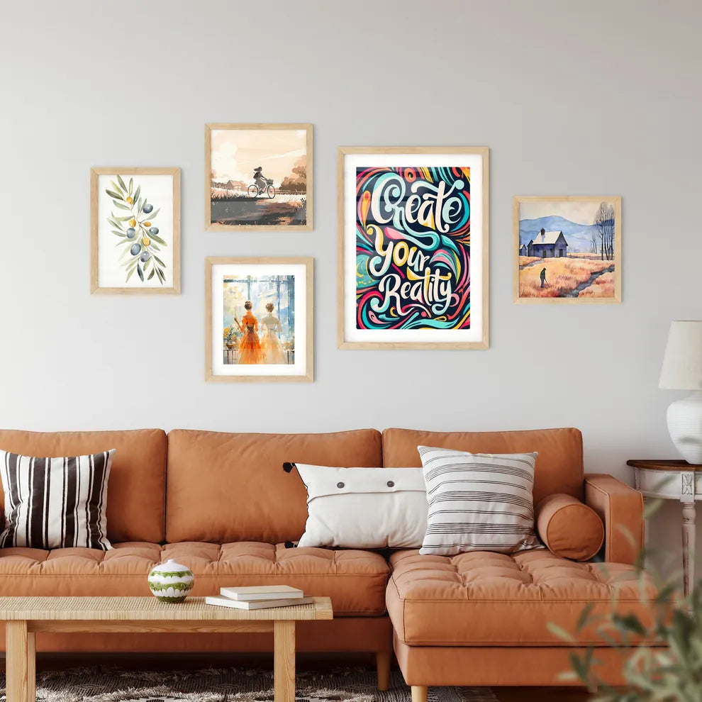 Create Your Reality - Colorful Art With Colo Framed Print