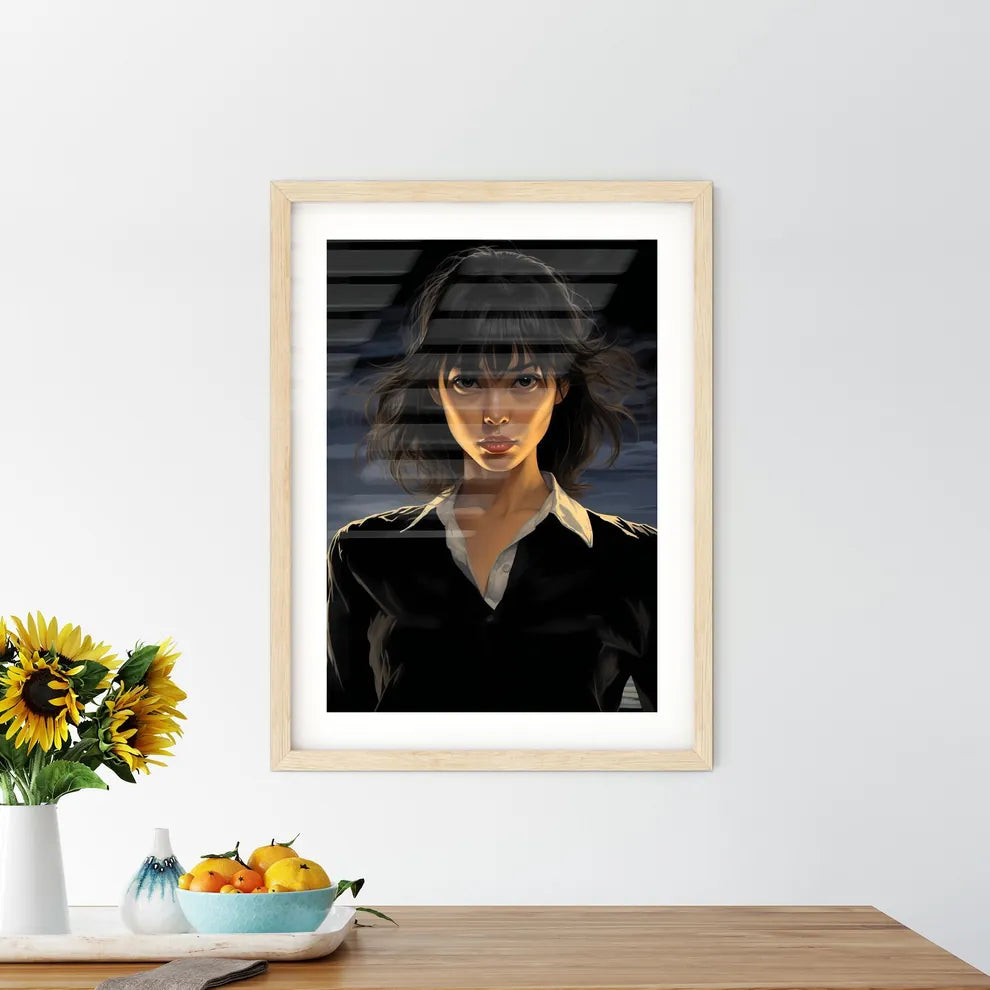 Dark Fantasy - A Woman With Dark Hair And A  - Kitchen Hangings