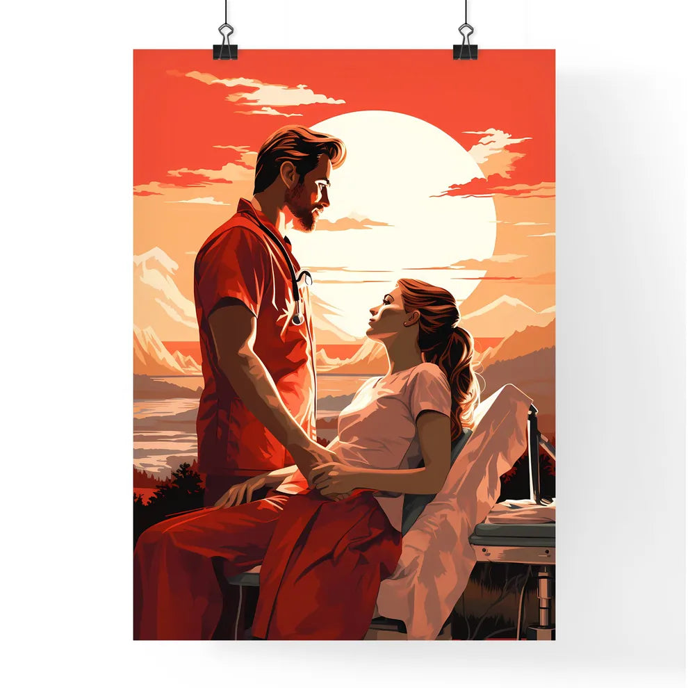 Date With The Doctor - A Man And Woman Sitti Poster