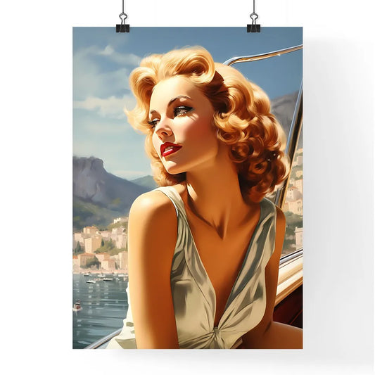 Desire - A Woman Looking Out Of A Windo Poster