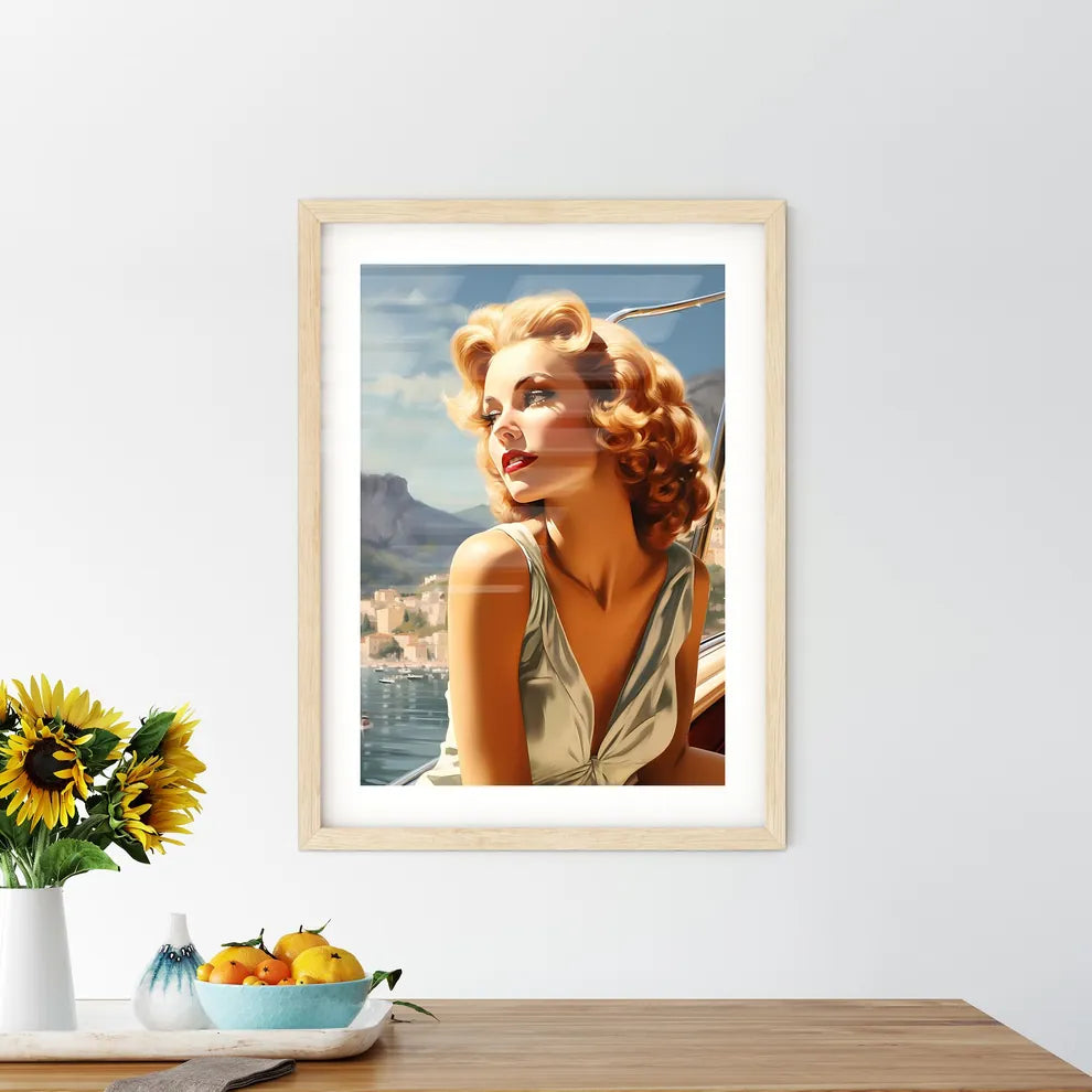Desire - A Woman Looking Out Of A Windo - Kitchen Hangings
