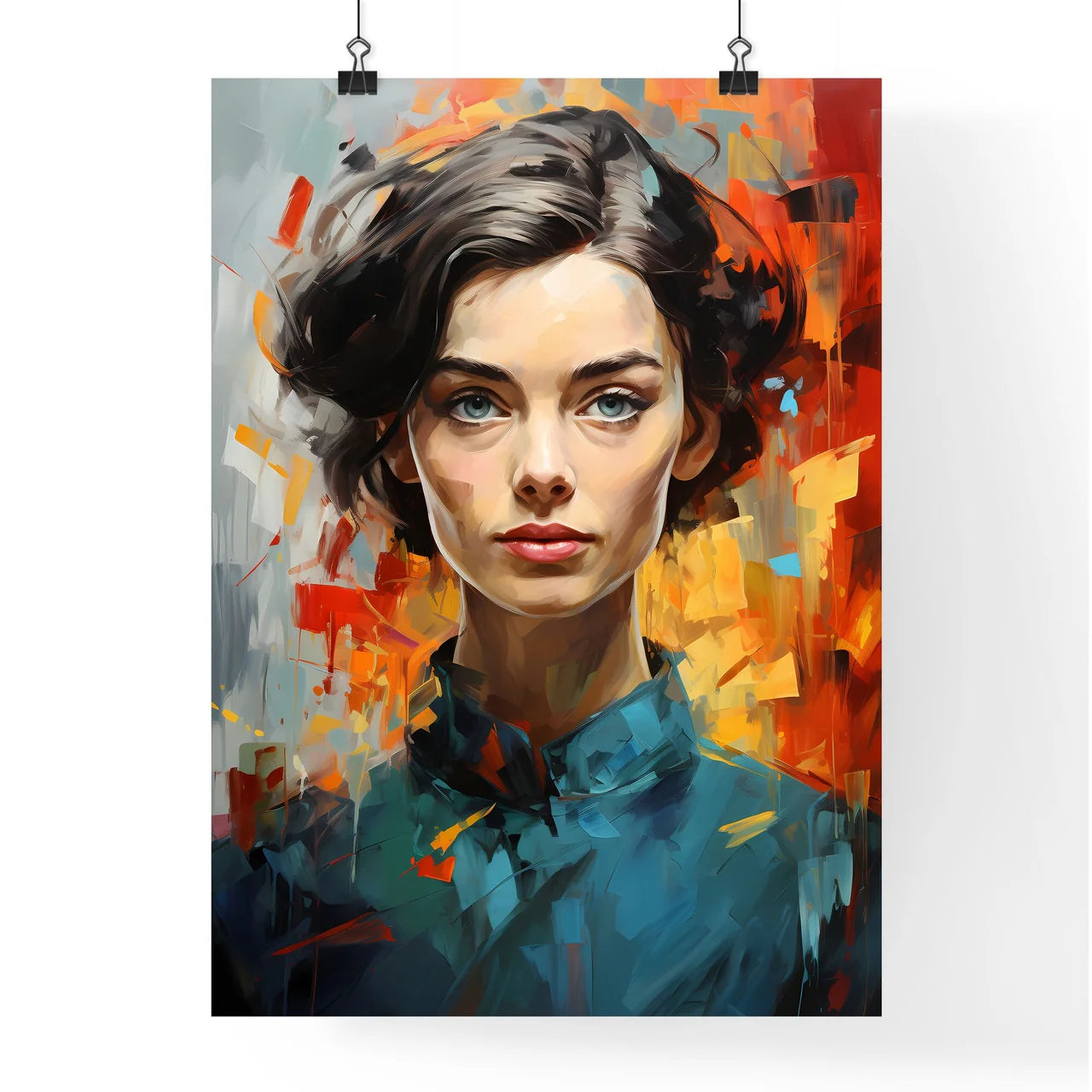 Emily Dickinson - A Painting Of A Woma Poster