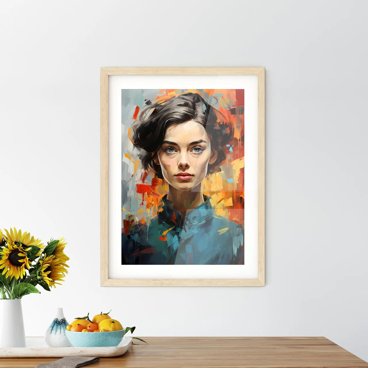 Emily Dickinson - A Painting Of A Woma - Kitchen Hangings