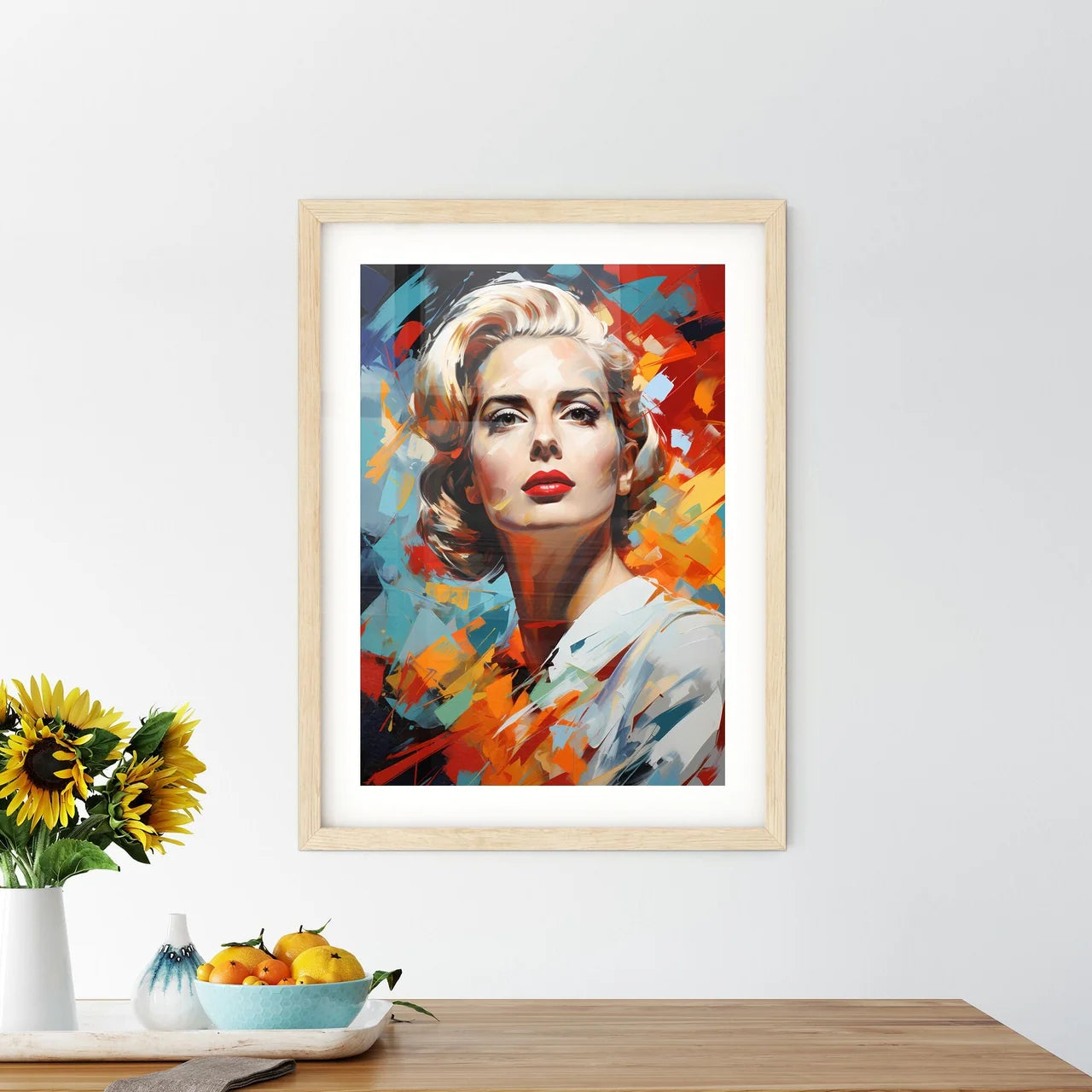Eva Peron - A Woman With Blonde Hair And Red - Kitchen Hangings