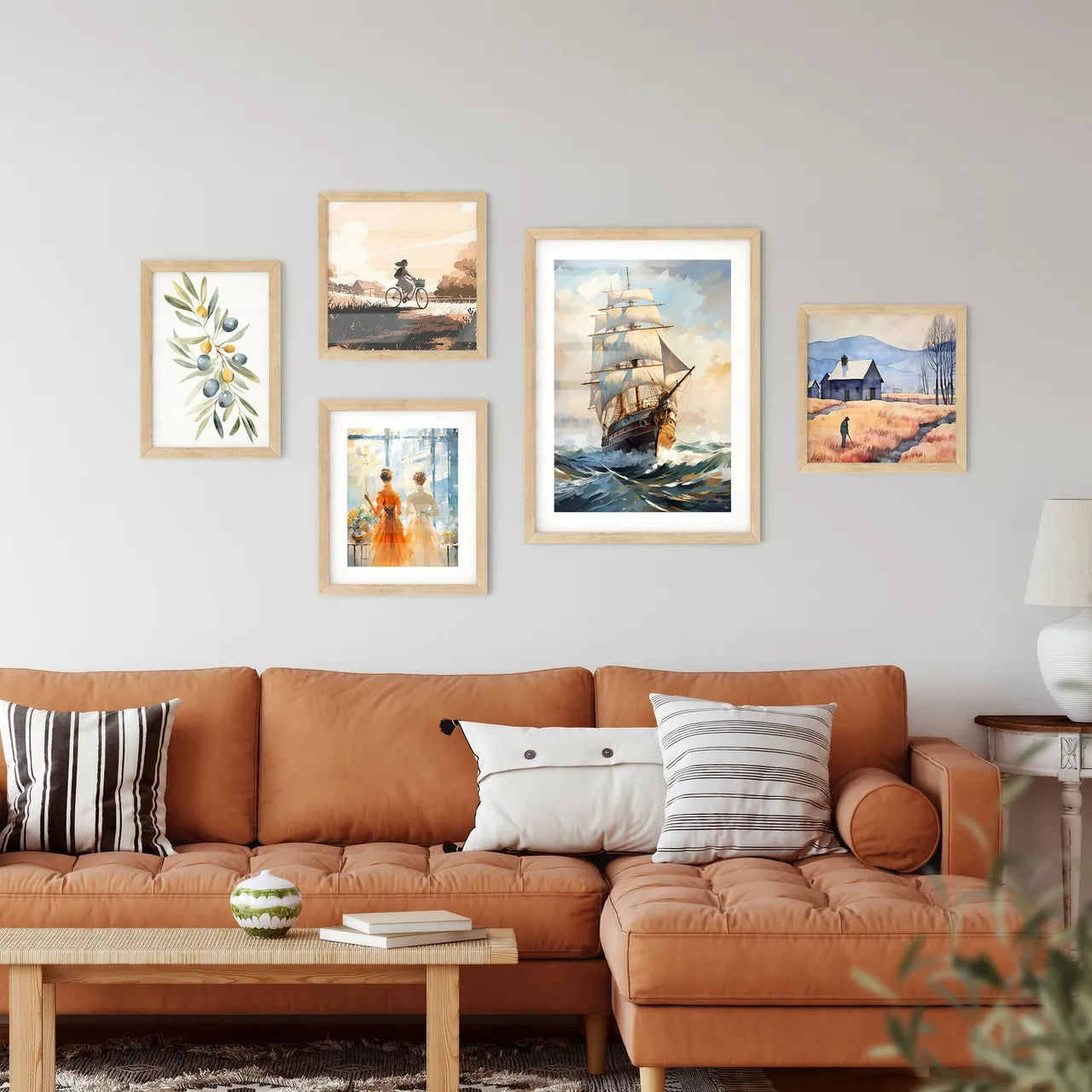 Exploration - A Painting Of A Ship In The Se Framed Print