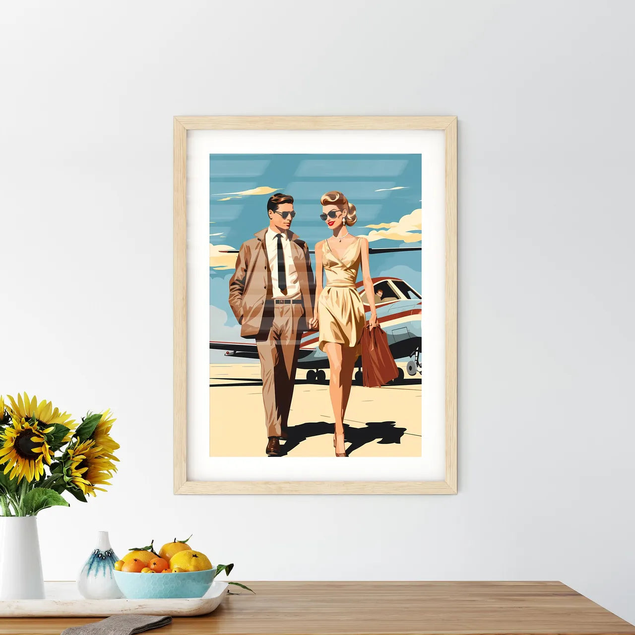 Fashion - A Man And Woman Holding Hands And  - Kitchen Hangings