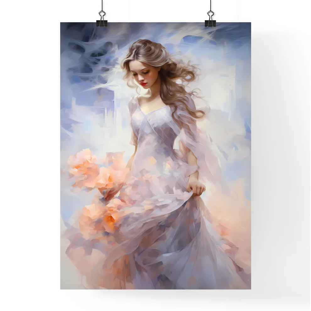 Feelings - A Woman In A Dres Poster