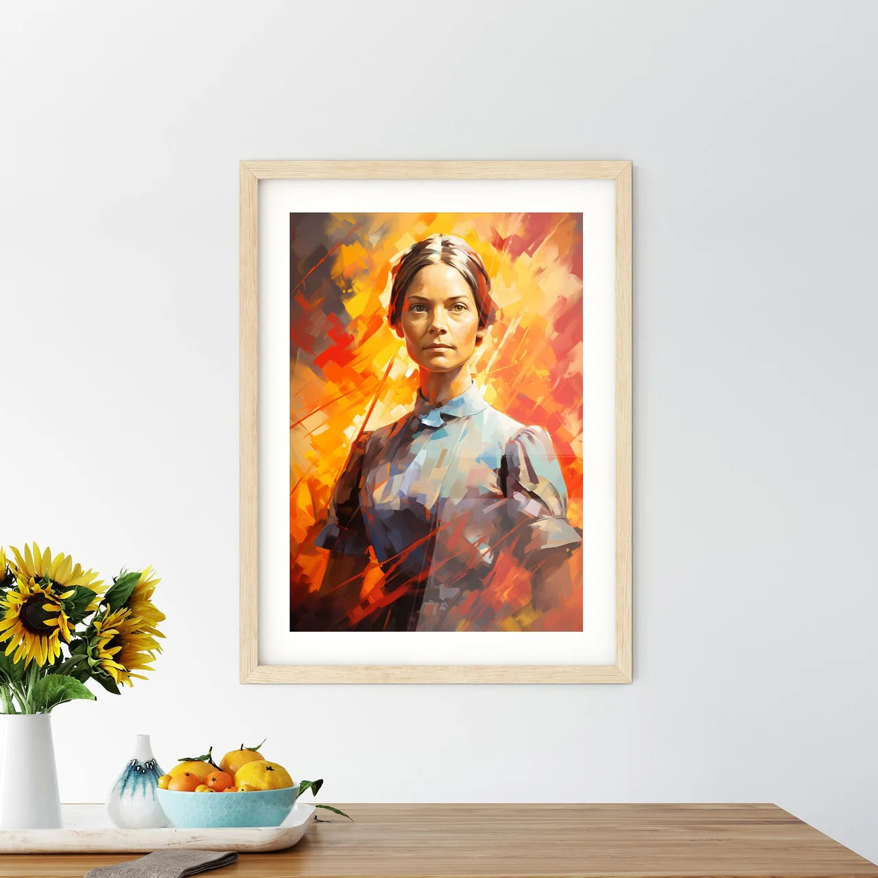 Florence Nightingale - A Painting Of A Woman - Kitchen Hangings