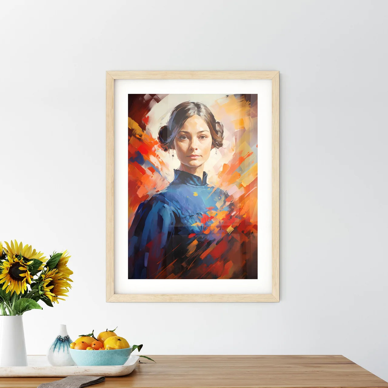 Florence Nightingale - A Painting Of A Woma - Kitchen Hangings