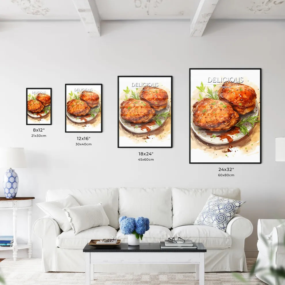 Food On A Plat - Kitchen Hangings