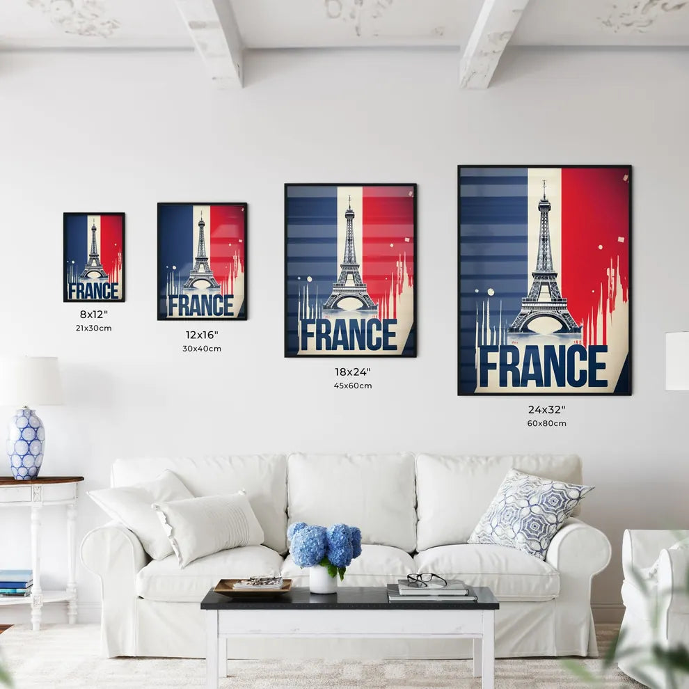 France - A Tower In Front Of A Flag Interior Design