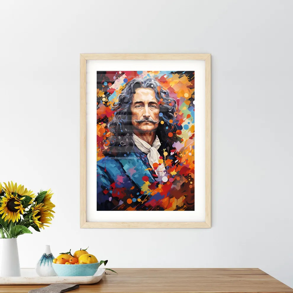 Gottfried Wilhelm Leibniz - A Painting Of A  - Kitchen Hangings