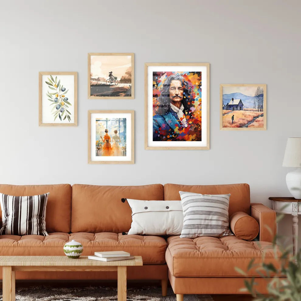 Gottfried Wilhelm Leibniz - A Painting Of A  Framed Print