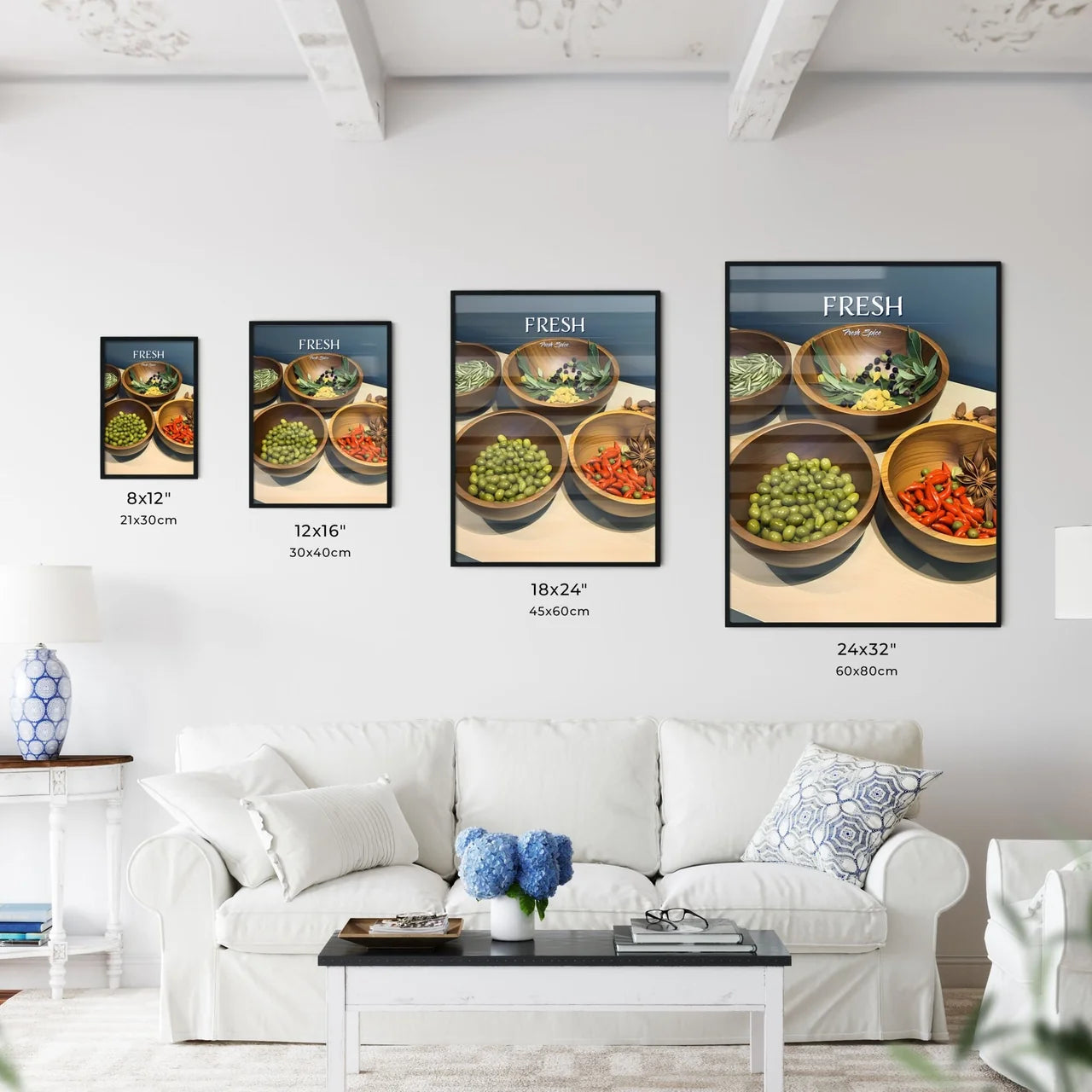 Herbs - A Group Of Bowls Of Foo - Kitchen Hangings