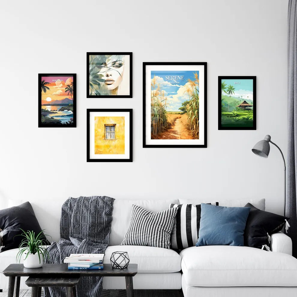 In The South - A Dirt Path Through Tall Wall Art