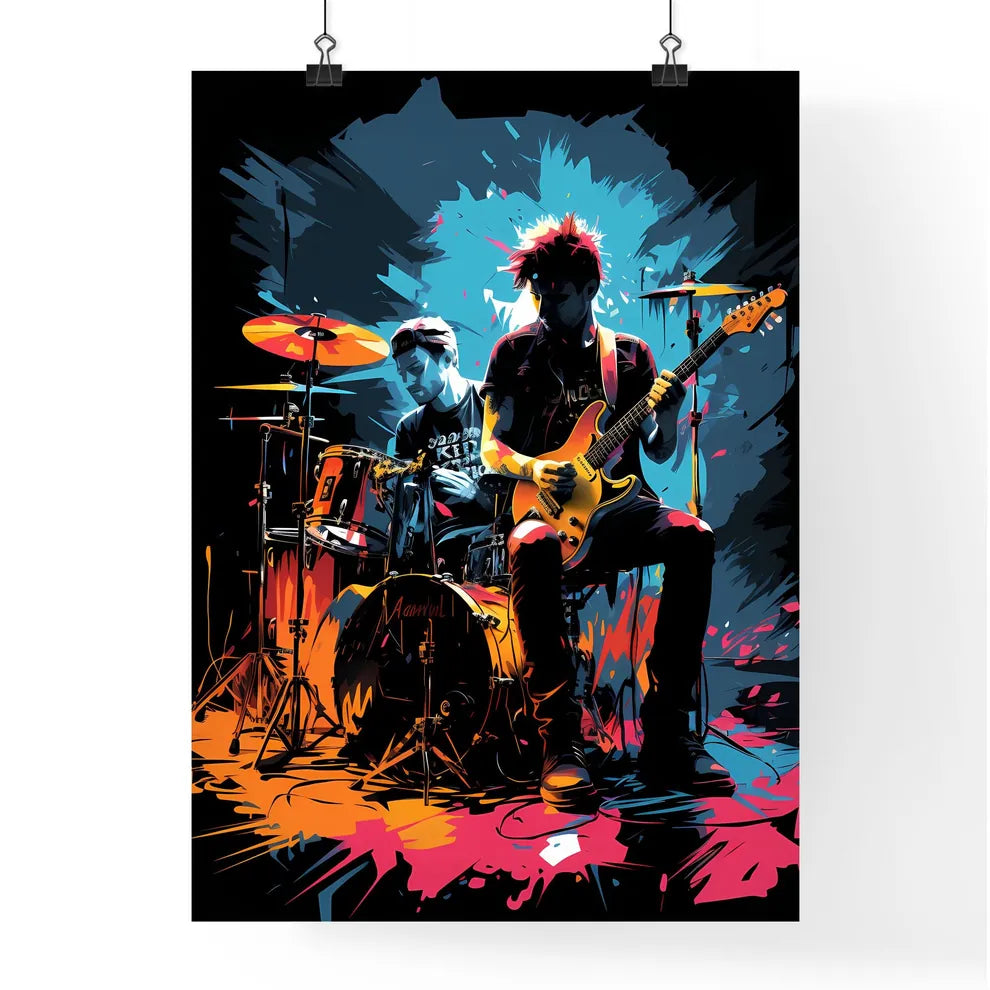 It's Loud - A Group Of Men Playing Instrumen Poster