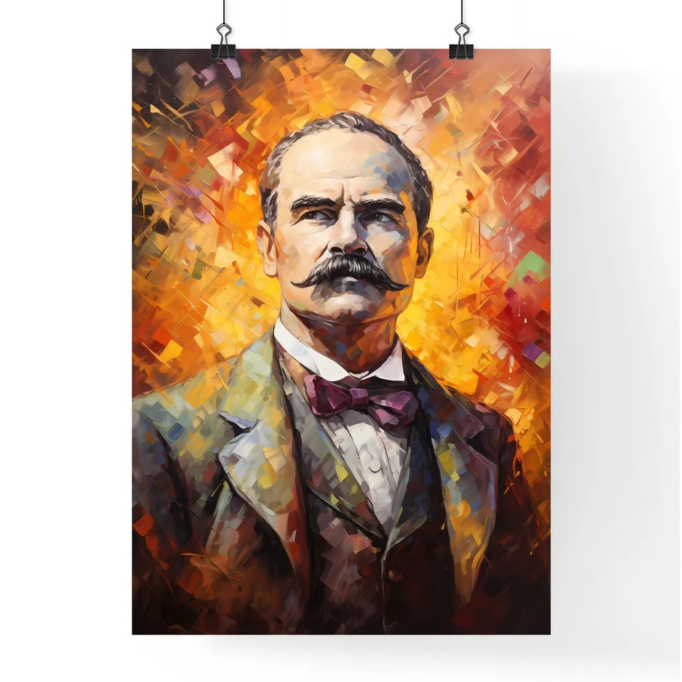 James Connolly - A Man With A Mustach Poster