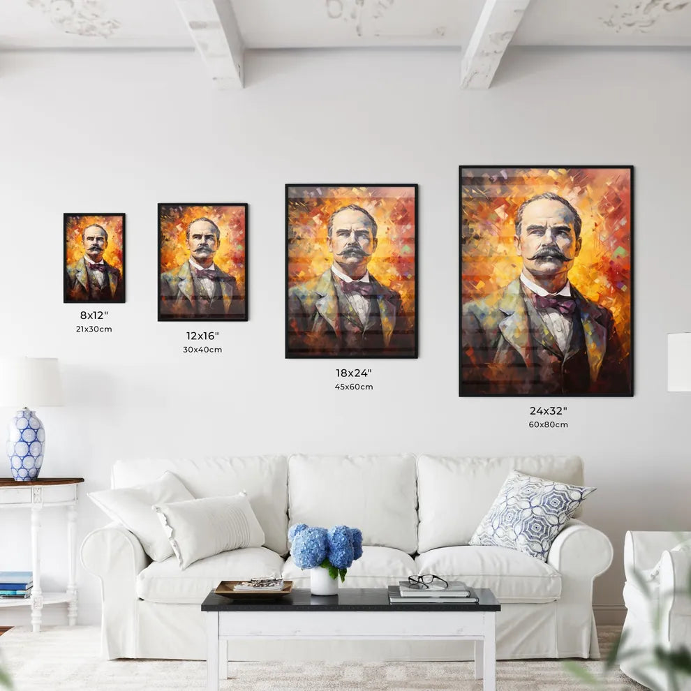 James Connolly - A Man With A Mustach Wall Art