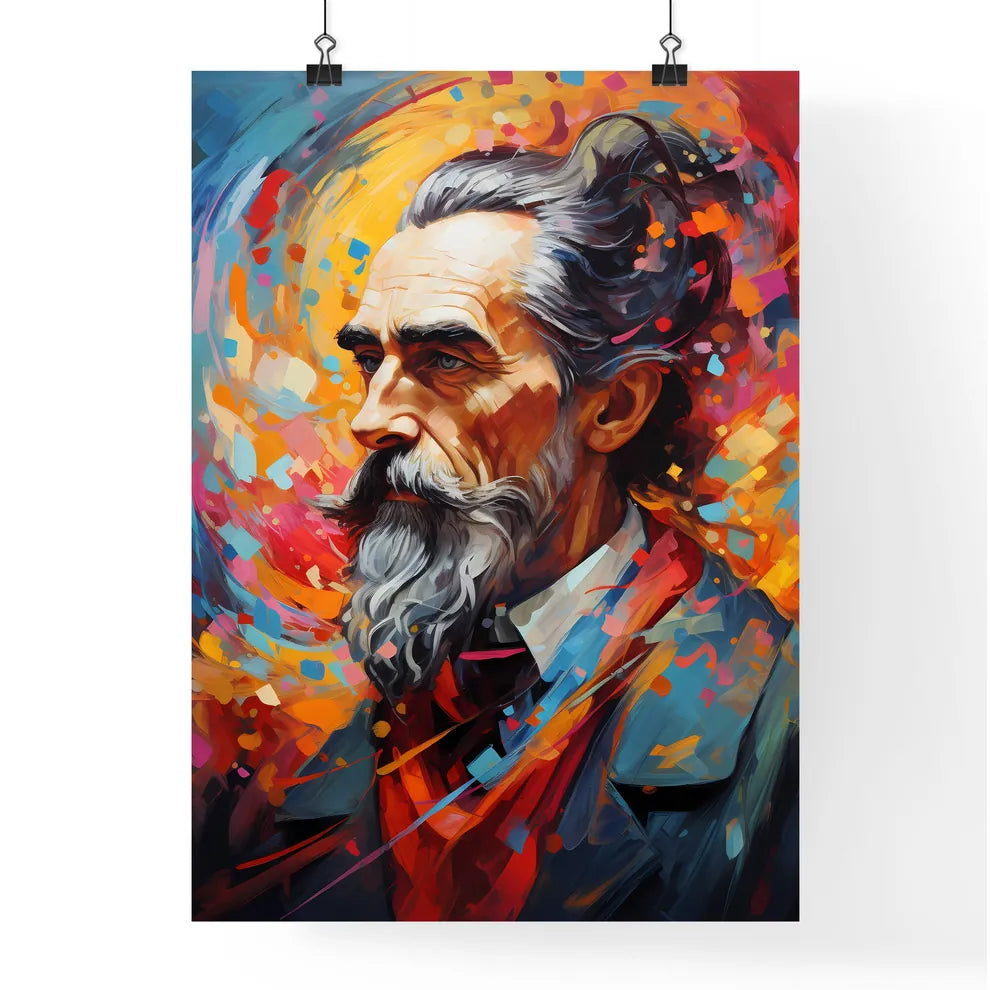 Johannes Kepler - A Painting Of A Man With A Poster