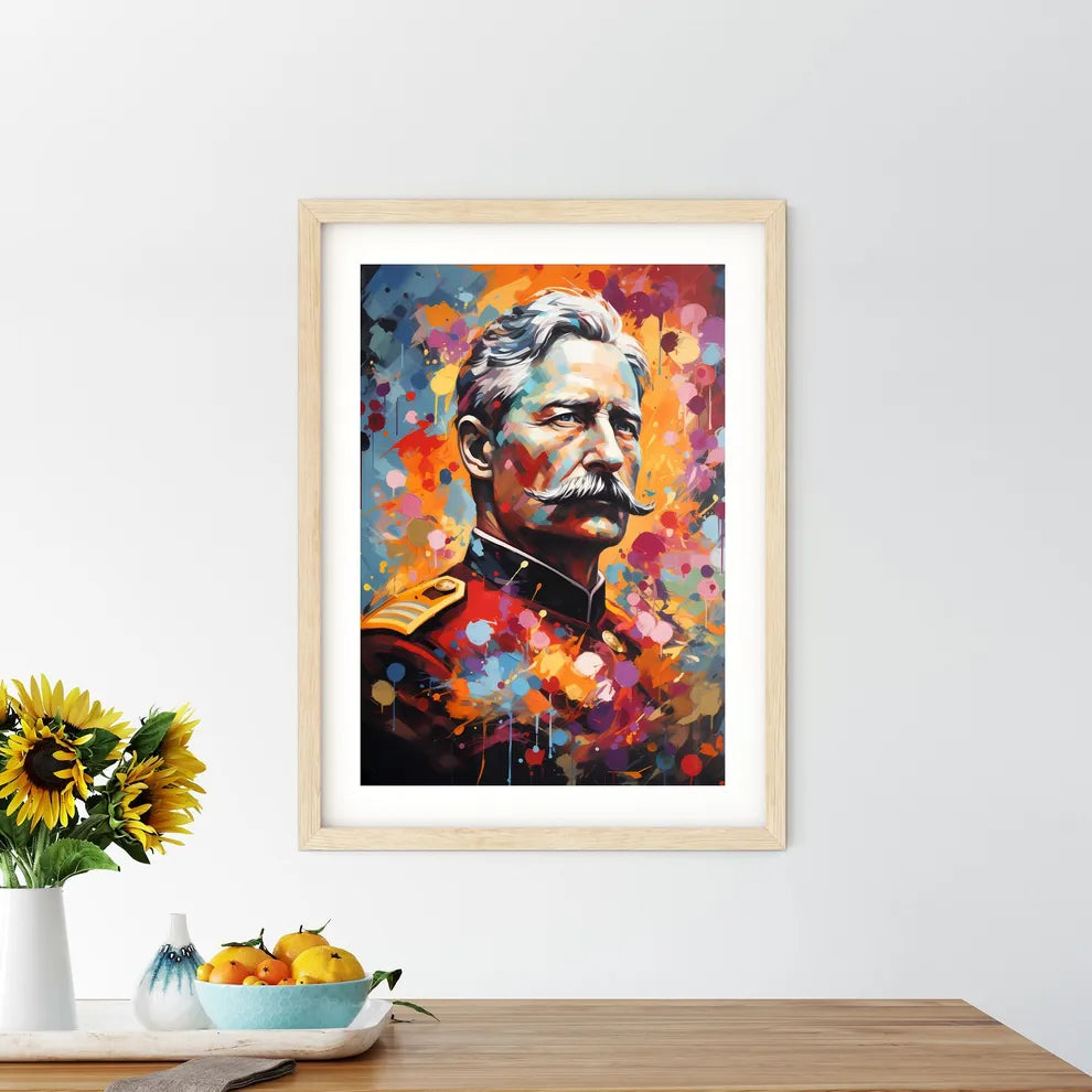 Kaiser Wilhelm Ii - A Painting Of A Man With - Kitchen Hangings