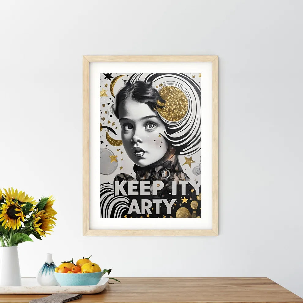 Keep It Arty - A Black And White Picture Of  - Kitchen Hangings