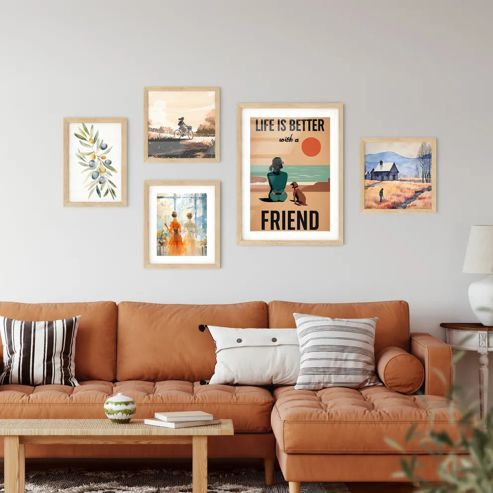 Life Is Better With A Friend  Framed Print
