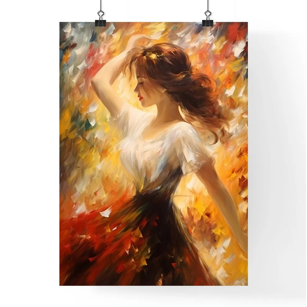 Little Dancer - A Painting Of A Woma Poster