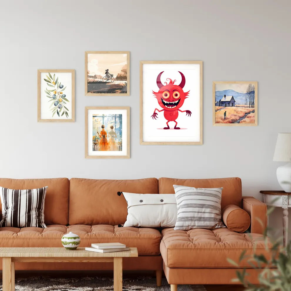 Little Devil  Framed Print