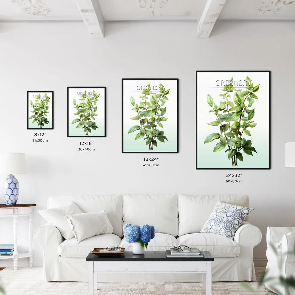 Mint - A Plant With Green Leave - Kitchen Hangings