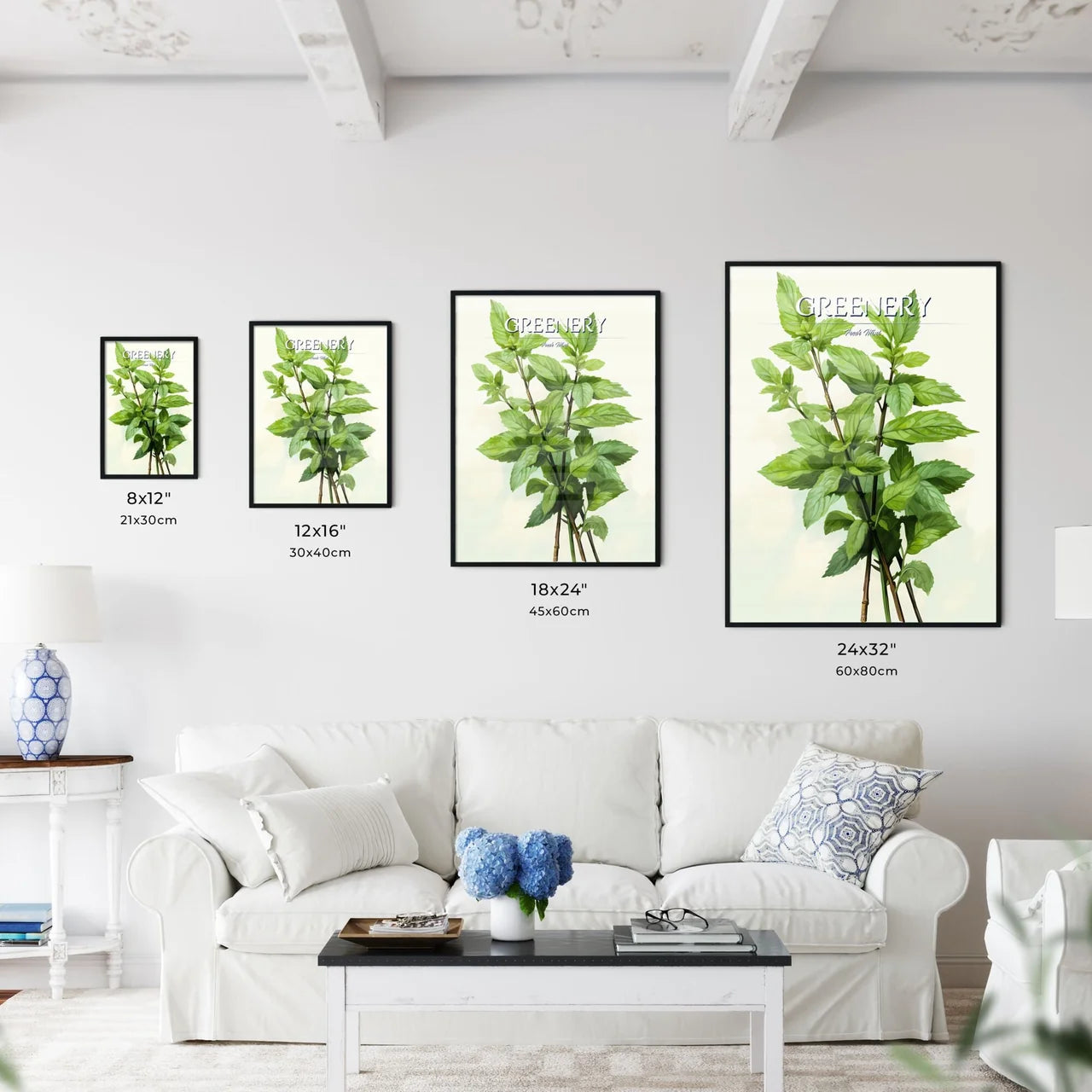 Mint - A Plant With Green Leave - Kitchen Hangings