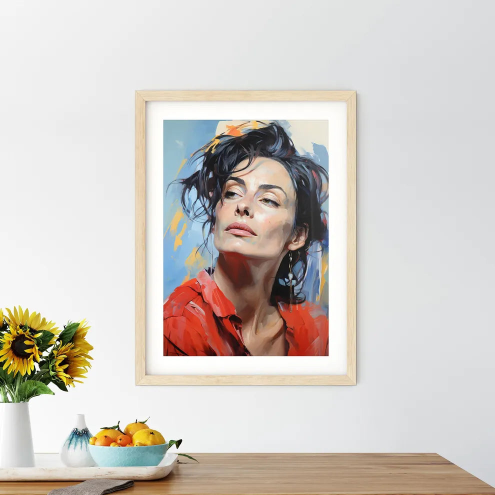 Molly Bloom Ulysses - A Woman With Dark Hair - Kitchen Hangings