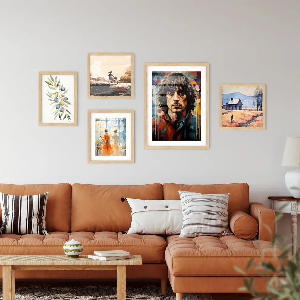 Nicolaus Copernicus - A Man With Long Hair A Framed Print