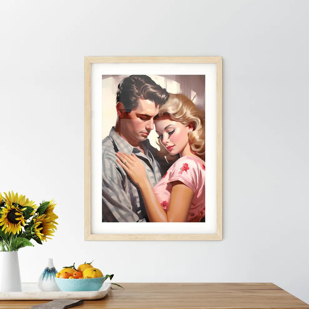 Past Times - A Man And Woman Huggin - Kitchen Hangings