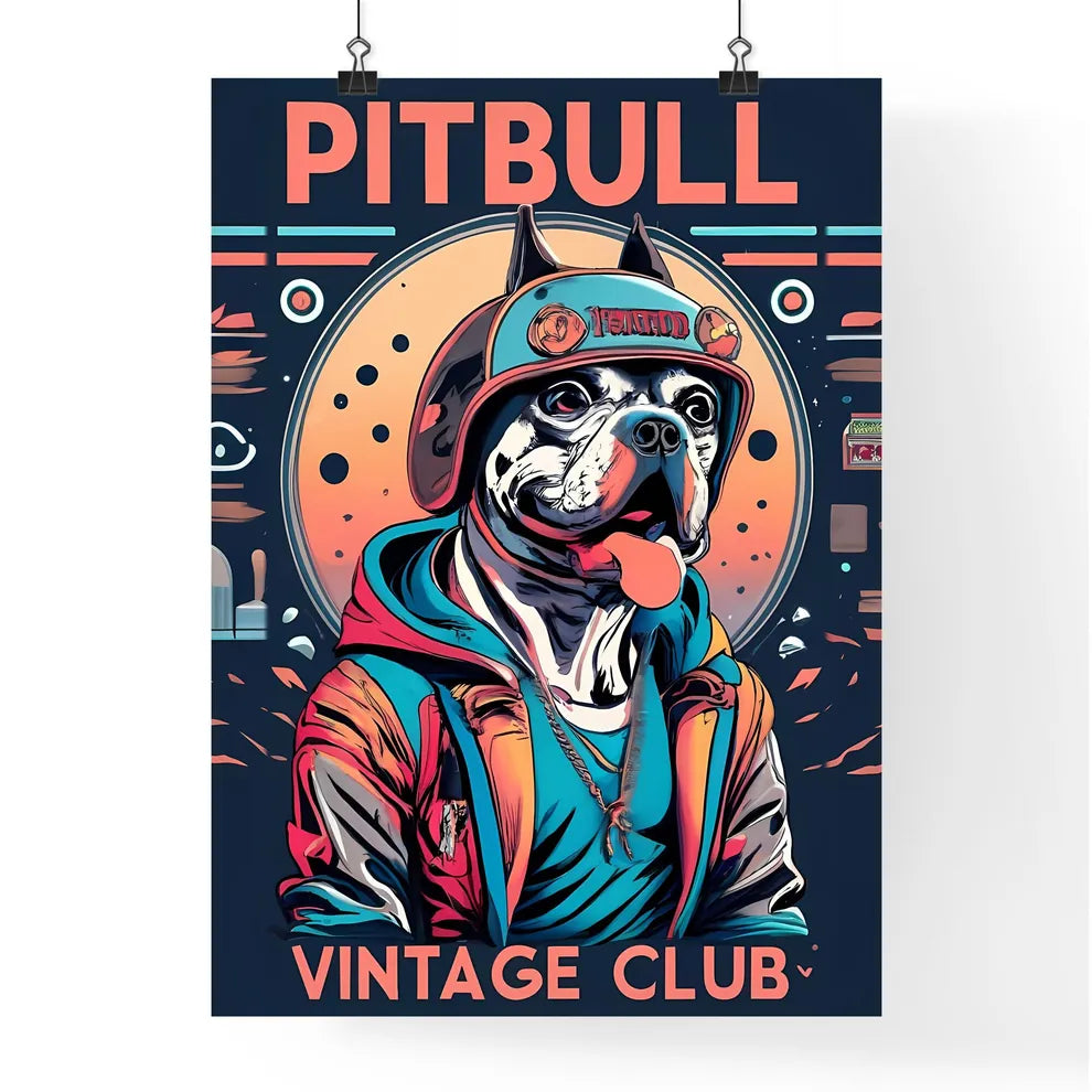 Pitbull Vintage Club  Poster