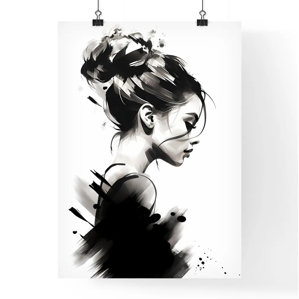 Portrait - A Woman With A Bu Poster