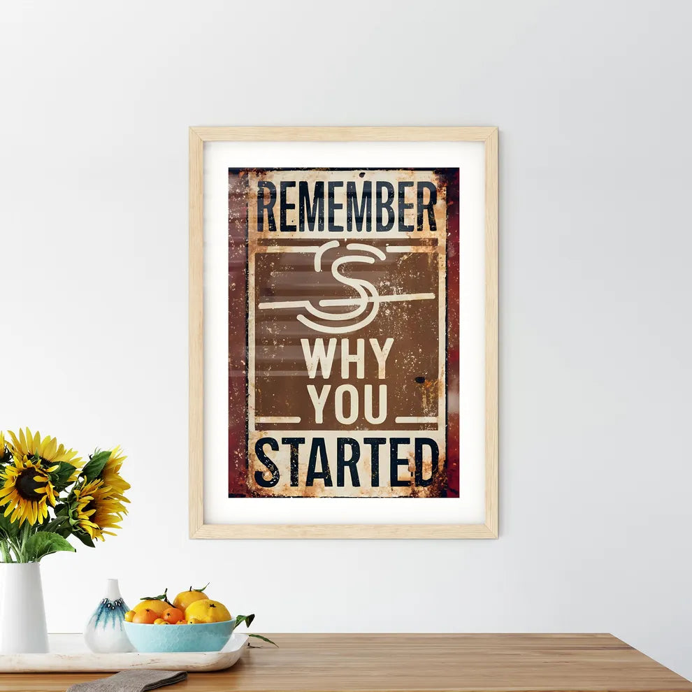 Remember - A Sign On A Wal - Kitchen Hangings