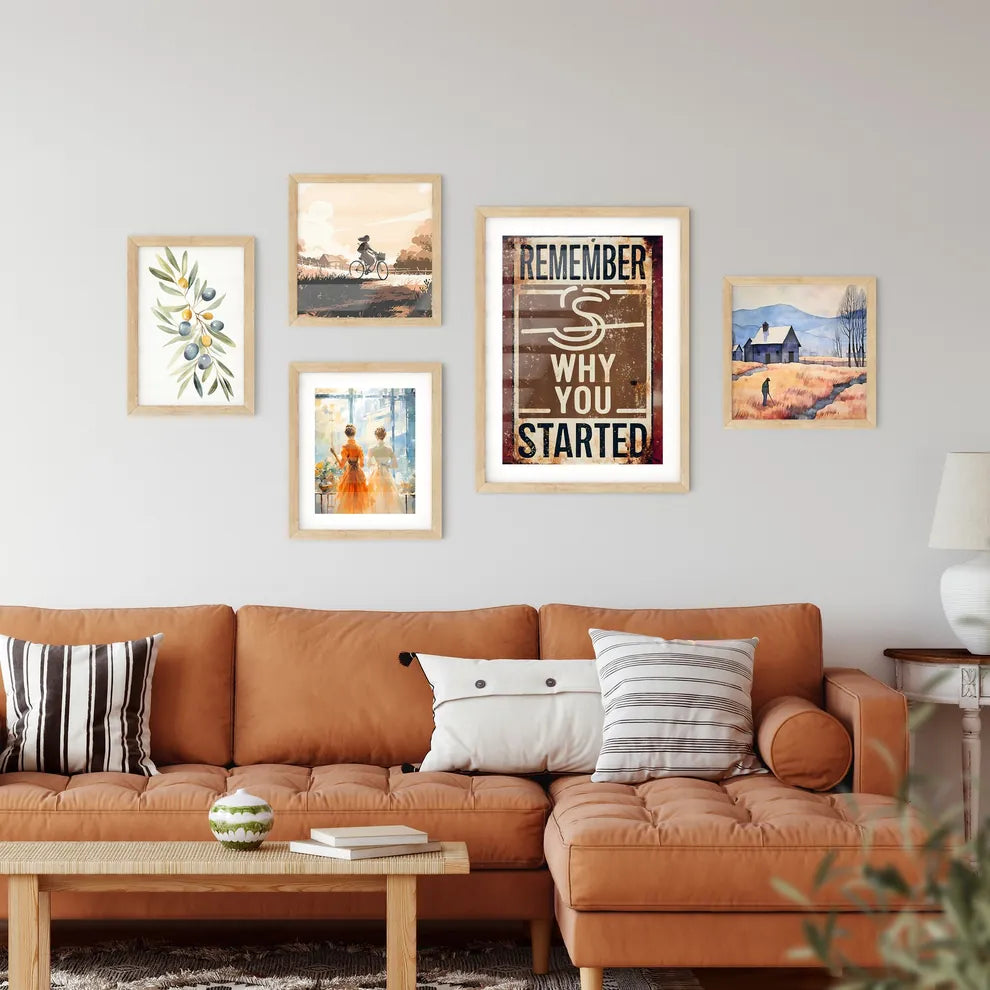 Remember - A Sign On A Wal Framed Print