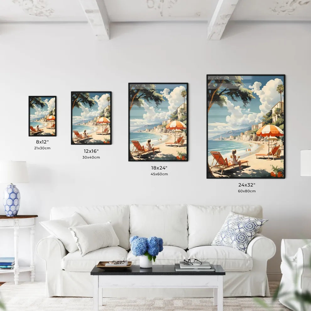 Remember Italy - A Woman Sitting In A Chair  Wall Art