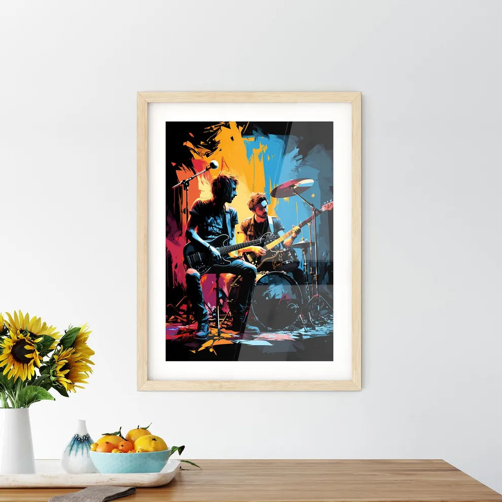 Rock - A Group Of Men Playing Instrument - Kitchen Hangings