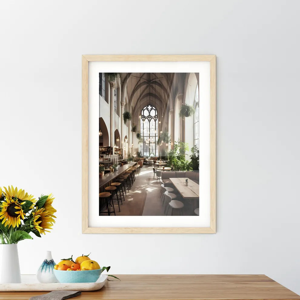 Sacred Building - A Large Room With Tables A - Kitchen Hangings