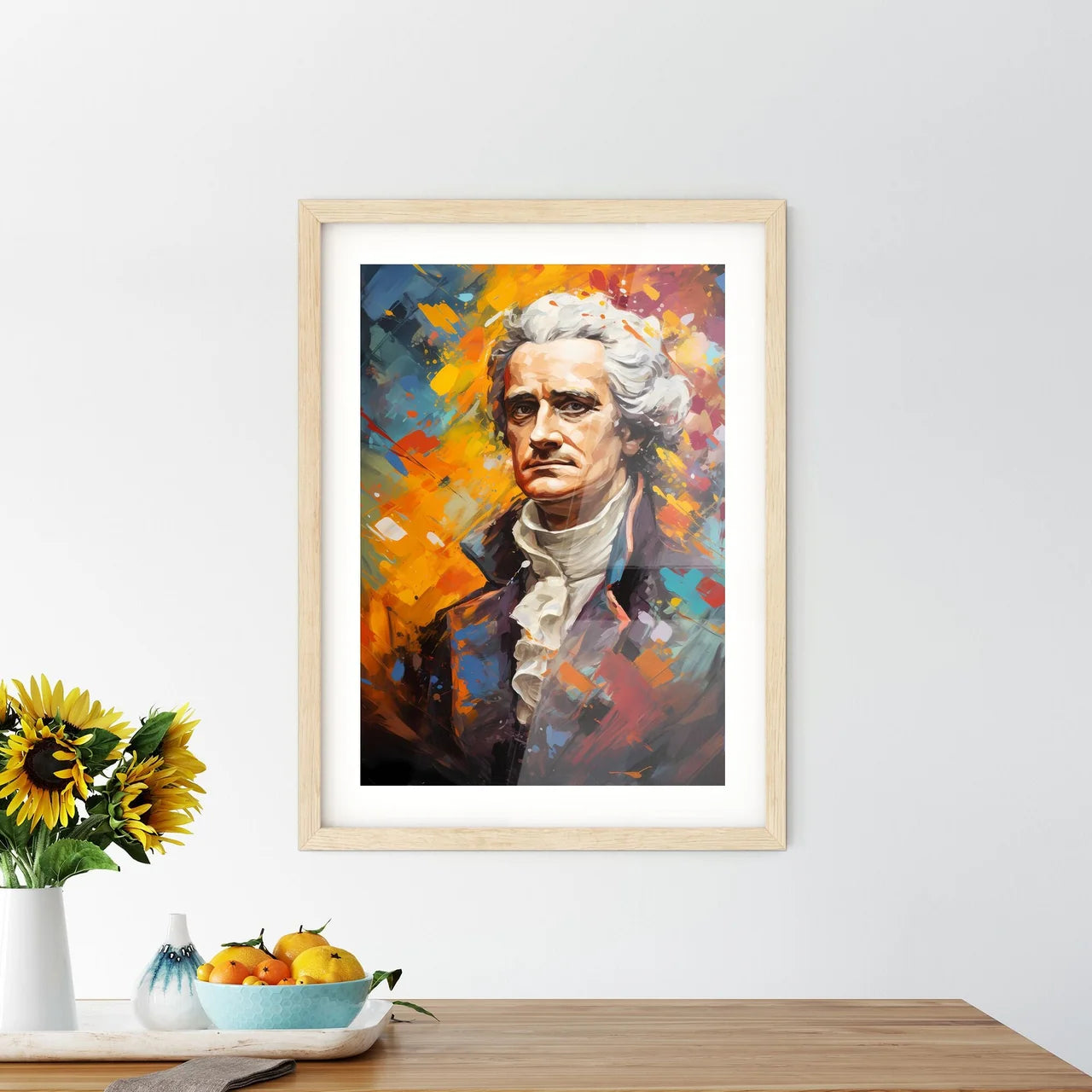 Sir Isaac Newton - A Painting Of A Ma - Kitchen Hangings