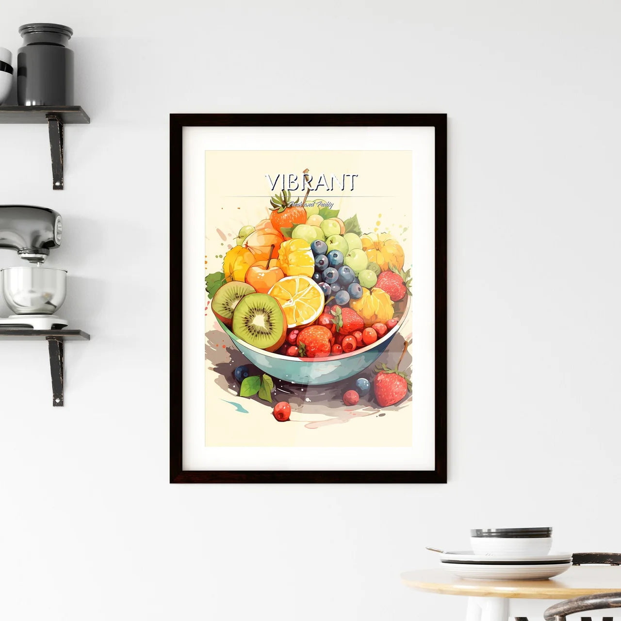 Still Life - A Bowl Of Frui Framed Print